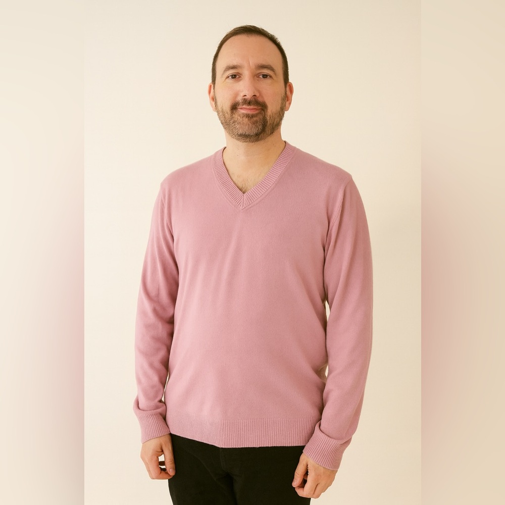 Haight & Ashbury Studio Pink Wool Sweater - 5/XL